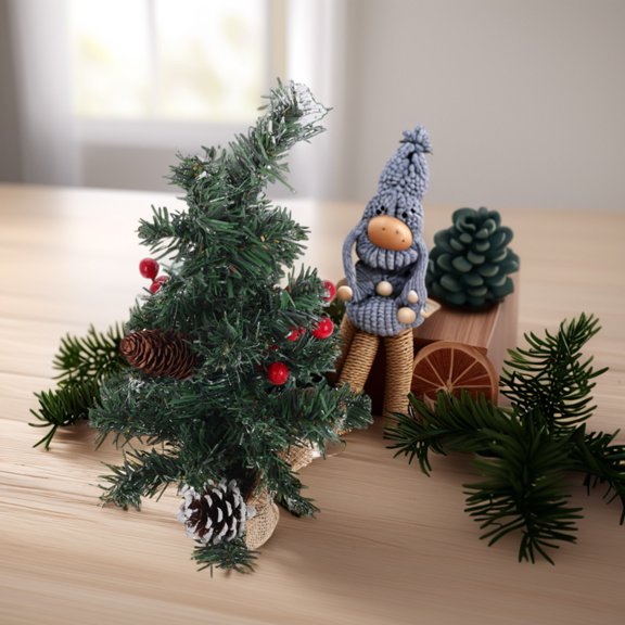 Raindrops Tabletop Mini Christmas Trees 30X5.91X5.91in 1Pack PVC For Home Decor