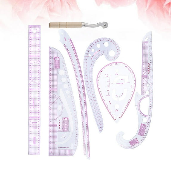 Raindrops Tailoring Cutting Ruler Set Multi-function Rulers