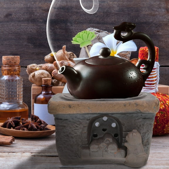 Raindrops  Tea Kettle Warmer Teapot Ceramics Decorative Heater with Make