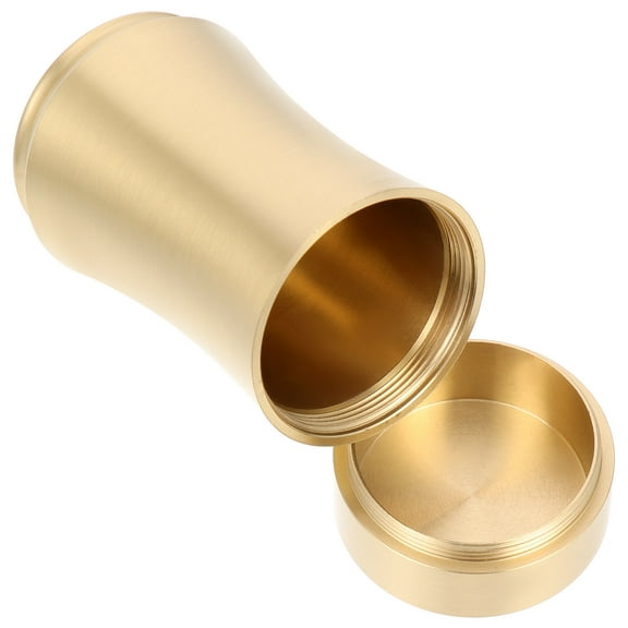 DEMACRIO Tea Container Tea Leaf Canister Copper 1Pack 3.34X1.89X1.89In