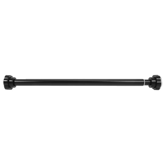 Raindrops Telescopic Clothes Drying Rod for Home Use Strong Bearing Capacity Punch Free Design Black 50 to 85