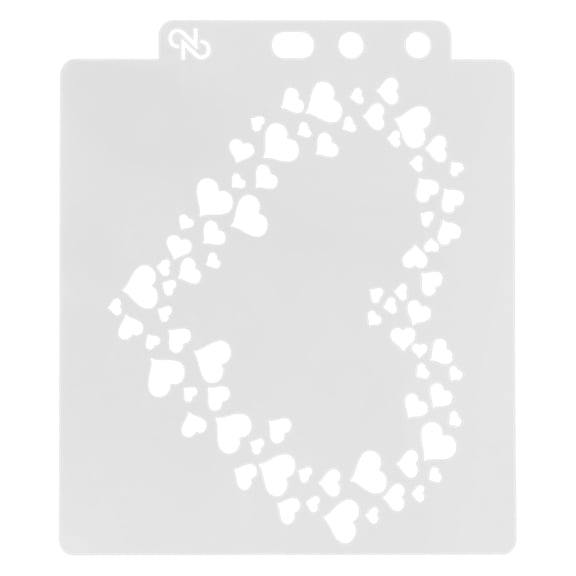 Raindrops Stencils for Painting Grey Plastic Environmentally Friendly Templates for Drawing and Scrapbooking