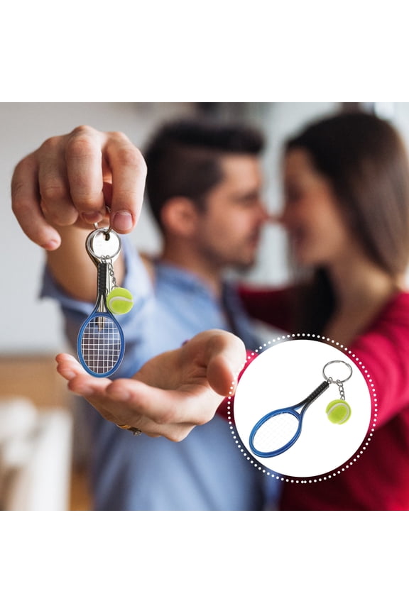 Tennis Keychains PVC 1Pack for Other Objects Daily Use