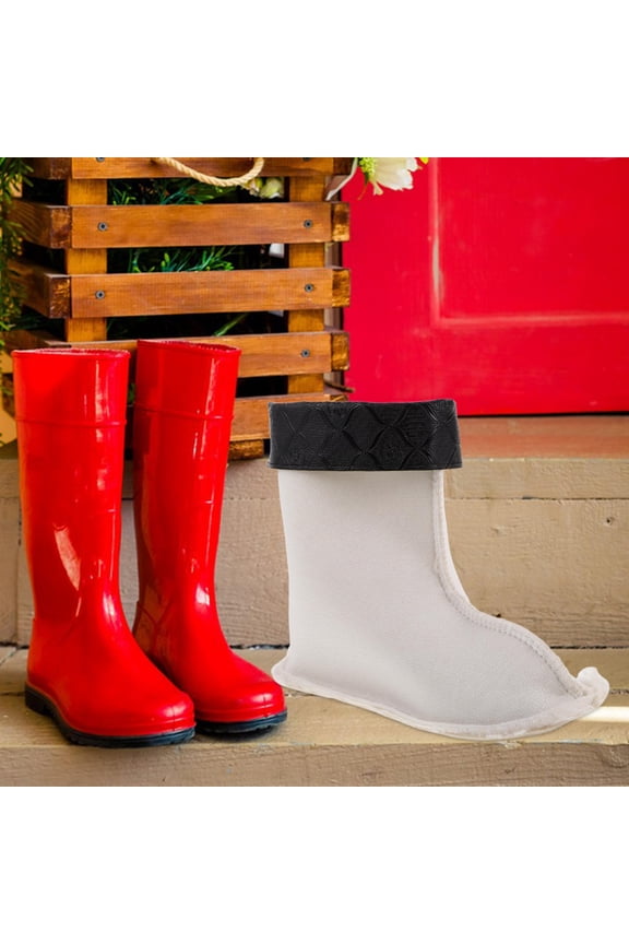 Thermal Boot Liners Rain Inner Wearing Accessory Woman White