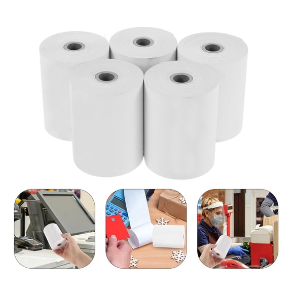 Raindrops Thermal Printing Paper Roll White for Cash Register Printer Clear Print
