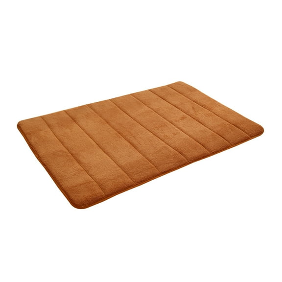 Raindrops Thickened Memory Foam Floor Mat Checker Runner Chenille Washable Rug Baby Khaki