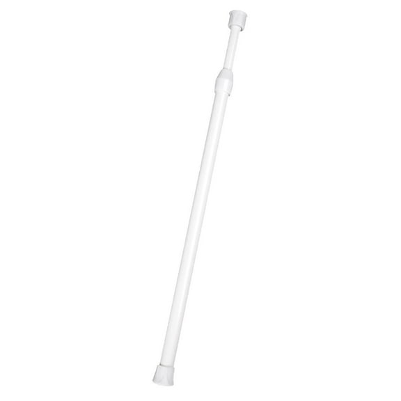Raindrops Thin Extendable Curtain Rod Telescopic Rod Curtain Rod 40.00X2.50X2.50CM White