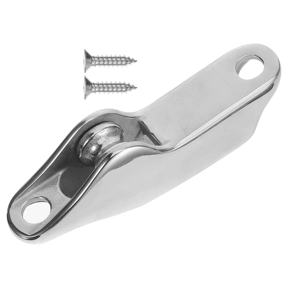 Raindrops Tie Cleat Marine Rope Threader 9.00X3.00X1.70CM Silver