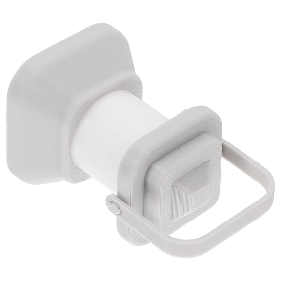 Raindrops Miniature Lantern Figurine in Light Grey PLA Material, 1 Set of Miniature Decorative Things