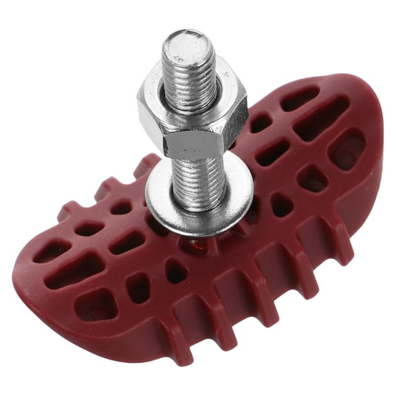 Raindrops Red Tire Clamp Wheel Lock for Motorcycle Easy Installation and Stability