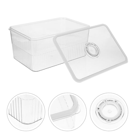 Houderco Toast Bread Box Pet Transparent 1Pack 9.4X6.3X4.5In