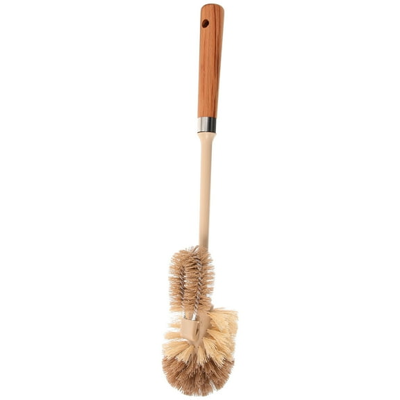 Raindrops Toilet Brush Bathroom Accessories Wooden Bathroom Cleaning Homeowners 1Set