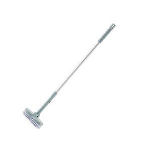 LABRIMP Heavy Duty Bathroom and Floor Cleaning Brush with Stiff Bristles for Bathtub, Tile, and Grout