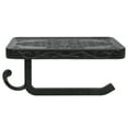 thumbnail image 1 of Raindrops  Toilet Phone Storage Holder over Tank Paper Holders Organizer for Bathroom Black, 1 of 8
