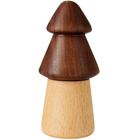 LABRIMP Wooden Toothpick Box Decorative Rustic Toothpick Holder for Home Use