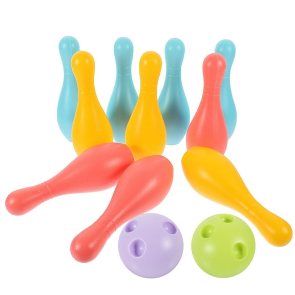 Raindrops Plastic Bowling Pins Set for Indoor and Outdoor Play, Skill Development Toys for Boys and