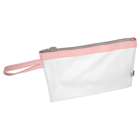 Raindrops Tpu Clear Zipper Makeup Bag and Folder Organizer for Files and Cosmetics