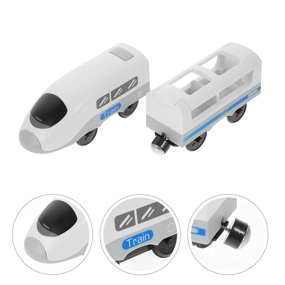 Raindrops Train Plaything Train Head Toy White Plastic 1Pack for Classroom Activities