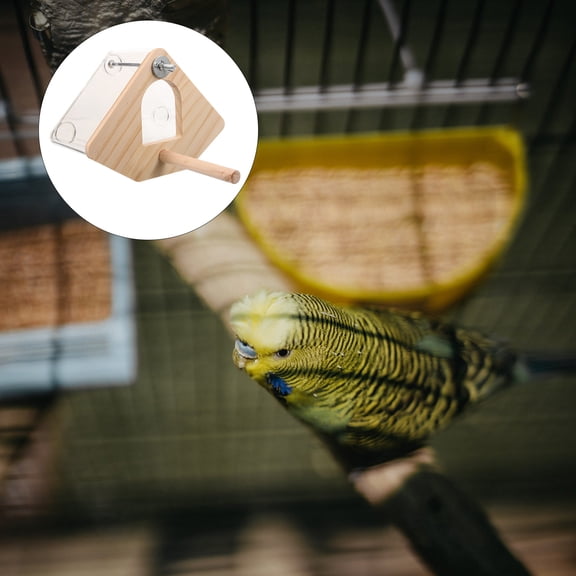 Raindrops Transparent Acrylic Parakeet Nesting Box with Warmth Function for Birds MultiFunctional Use 8.5x6.5x6 Inches