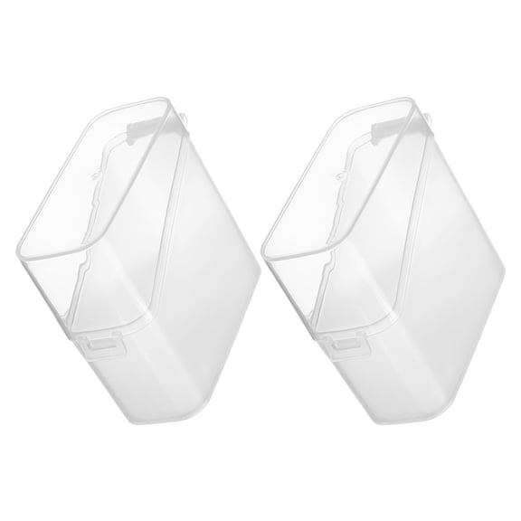 Raindrops Transparent Cheese Keeper for Refrigerator Stylish Design Practical Storage for Home Use 2pcs