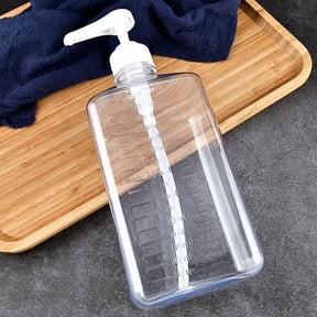 Raindrops Transparent PP Squeeze Bottle for Storage and Leak Proof with Simple Design 1Pc