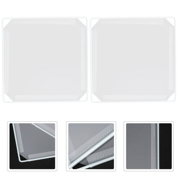 Raindrops Transparent Plastic Closet Cube Organizers for Cabinet Use Sturdy Modular Wardrobe Accessories 2 Pcs