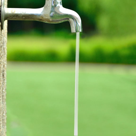 Raindrops Transparent Plastic Tube for DIY Table Fountain Landscape with Creative Design and Sturdy Construction 3pcs