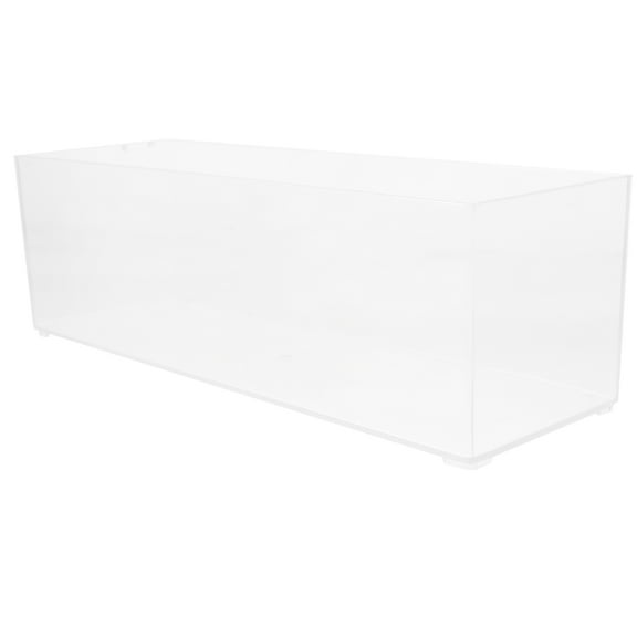 Raindrops Transparent Plastic Sock Organizer Storage Box, Reusable and Convenient, 7.9x4.3x5.5 Inches for Home