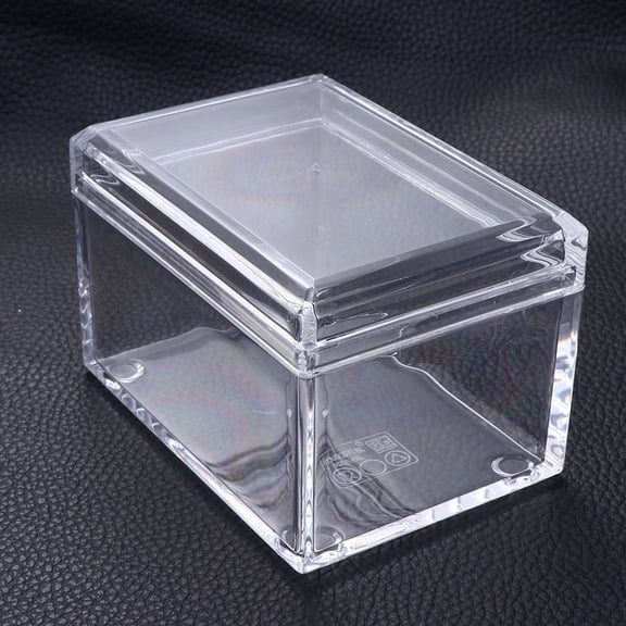 DEMACRIO Acrylic Tea Bag Chest Small Items 1Pcs 4.1x2.9x2.7in