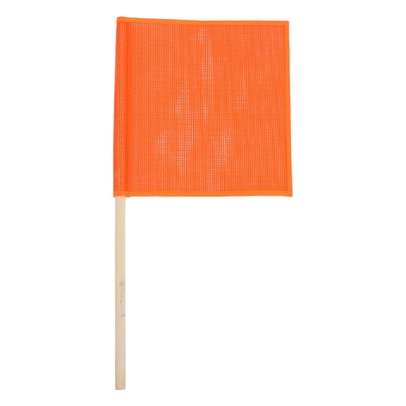 Pole Hand Waving Highway Safety Flag for Trucks 1 Set Truck Hand Held Warning Flag on a Stick