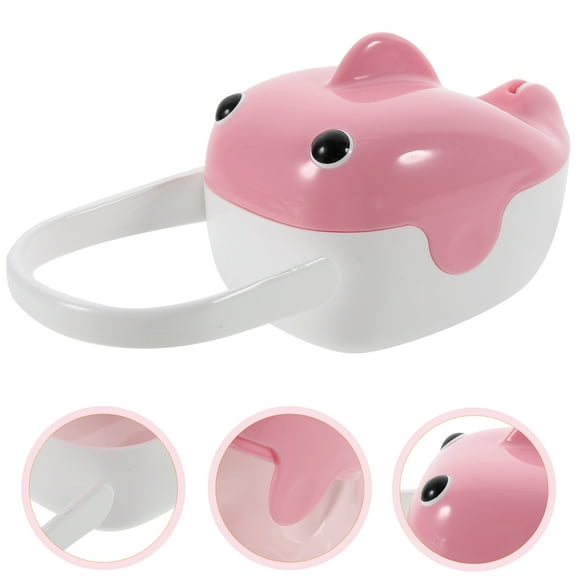 Raindrops Dustproof Pacifier Storage Portable Baby Pacifier Case Pink PP for Daily Use 1Set