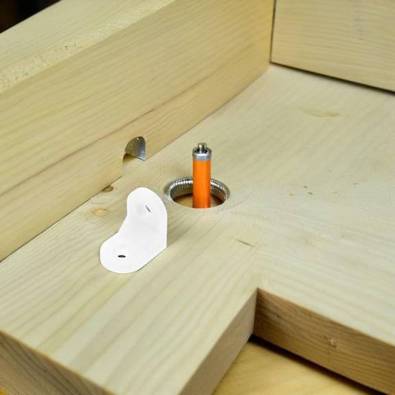 Raindrops Triangle Shelf Bracket Corner Brackets for Wood Frame White