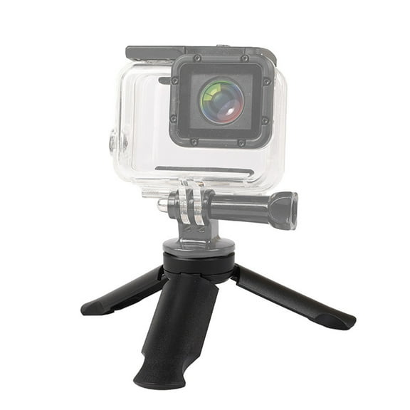 Raindrops Triangular Base Tripod Stand in Black for Outdoor Photography and Micro Shooting 1Pcs