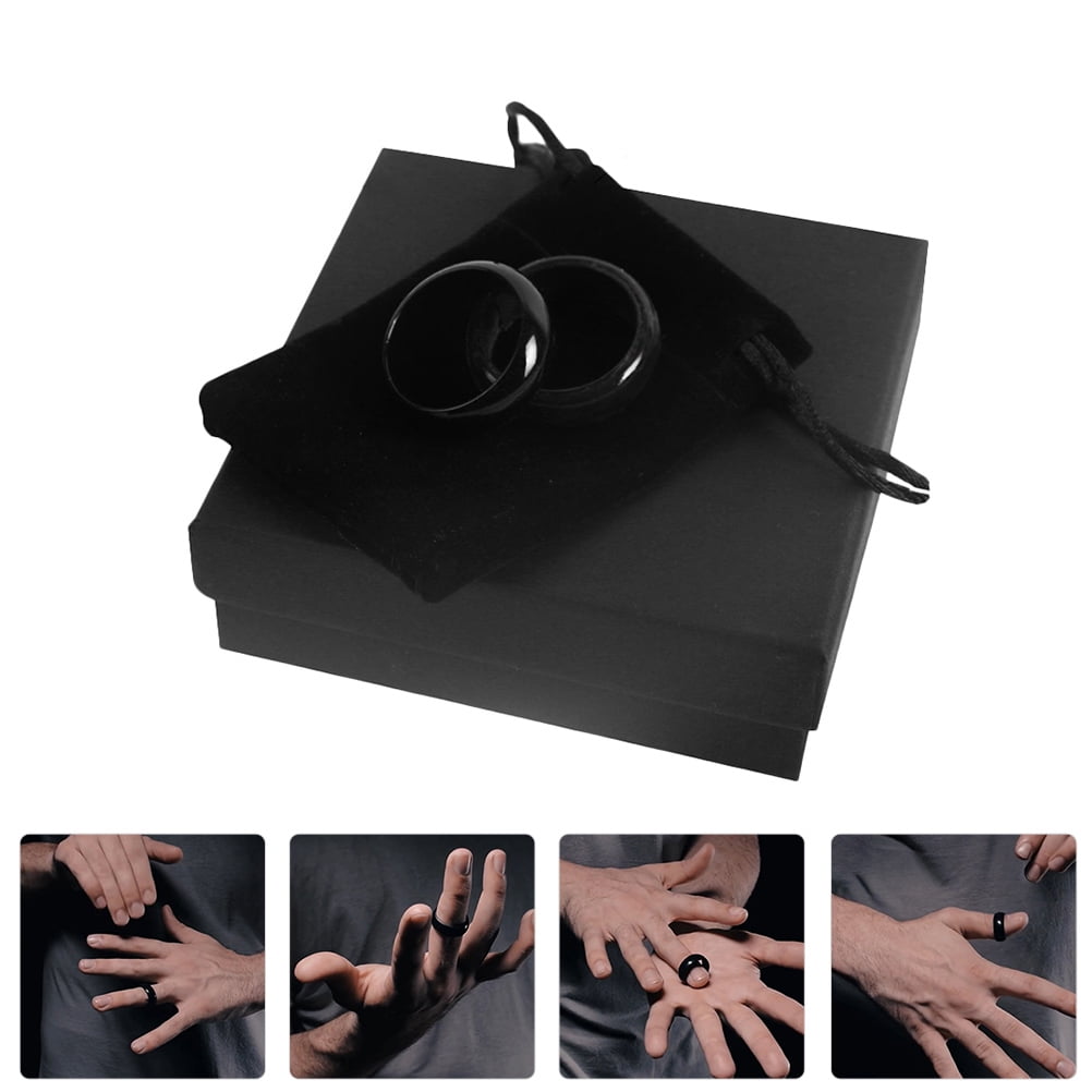 ZQION Linking Rings Magic Trick - 3 Stainless Steel Rings 11.8 Inch Diameter