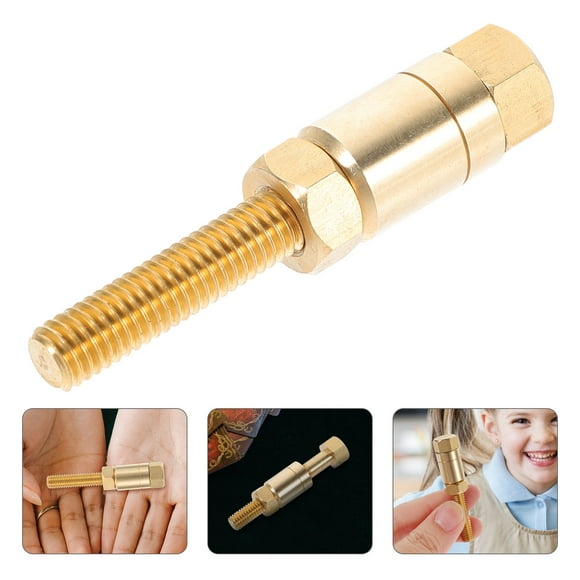 Raindrops Trick Screw Prop Gimmick Toys Nut Off Bolt Tricks Staff Golden