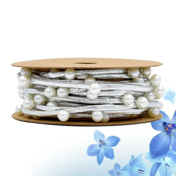 Raindrops Twisted String For Decor Leather Rope Silver 6mm 1Pack Wrapping Decorations Presents