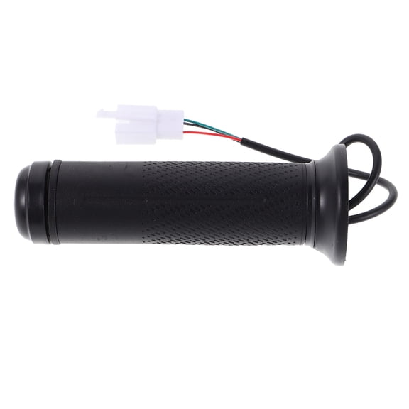 Raindrops Twists Throttle Grip Black Plastic Ergonomic Speed Control Handle for EBike and Electric Scooter Replacement
