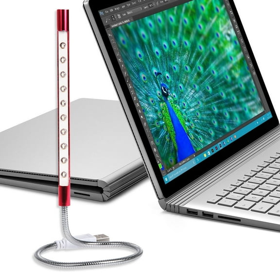 Raindrops Led Bedside Lamp USB Metal LED Night Lamp Red 1Set Built to Last