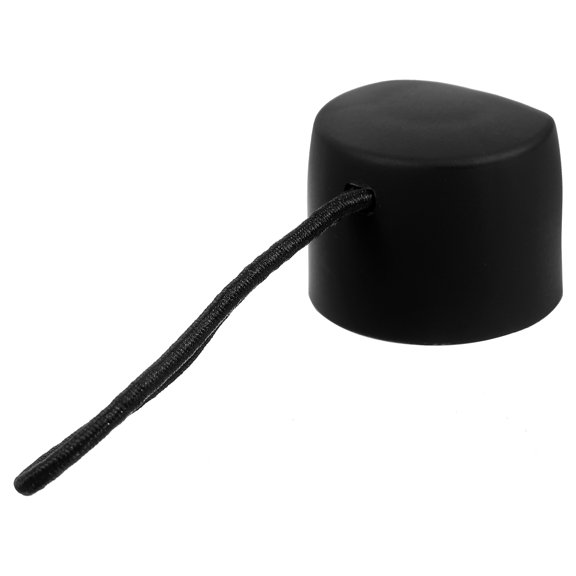 Raindrops Black Compact Umbrella Handle Grip Replacement, Lightweight Plastic Travel Accessory for Easy Carry and Use