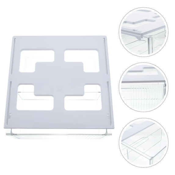 Raindrops Desk Organizer Drawer under Organizers and Storage Office Transparent