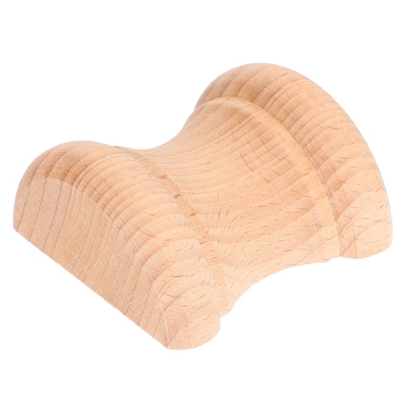 Raindrops Unfinished Solid Wood Column for Decoration with Fluted Roman Design in Khaki