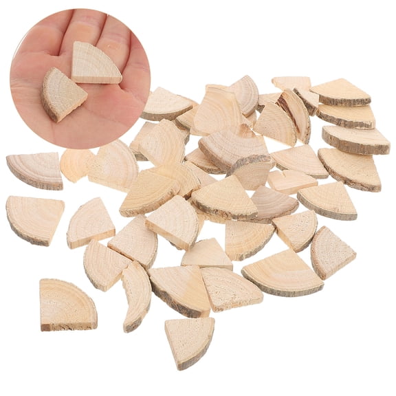 Raindrops Natural Wood Slices for Crafting, Unfinished Wood Pieces with Distinct Grain Patterns for Projects and Art Creations