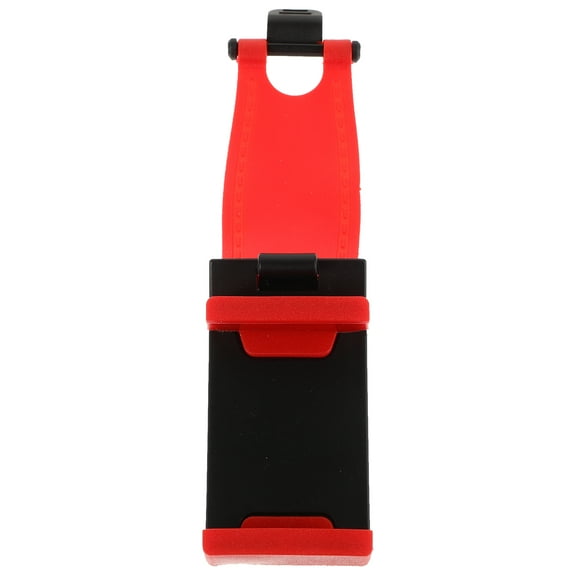 Raindrops Universal Portable Steering Wheel Phone Holder Mount Clip Hands Free Compatible With Phone Red