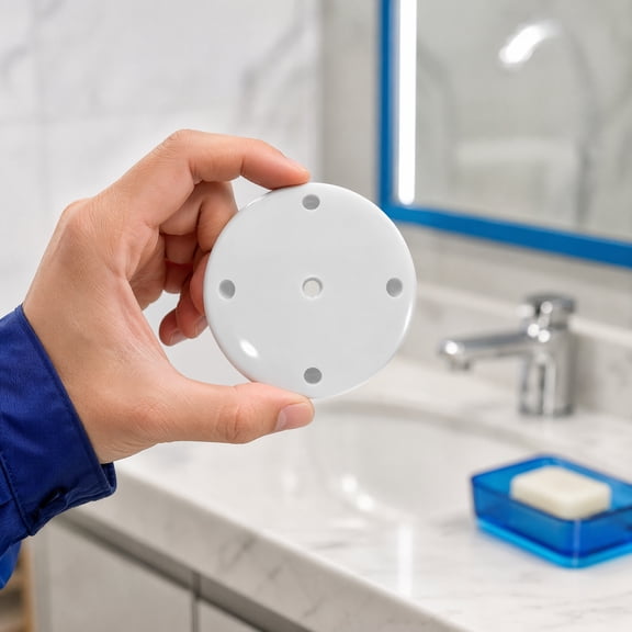 FOMIYES Ceramic Urinal Filter, White, Durable, Fresh Air, Bathroom Use