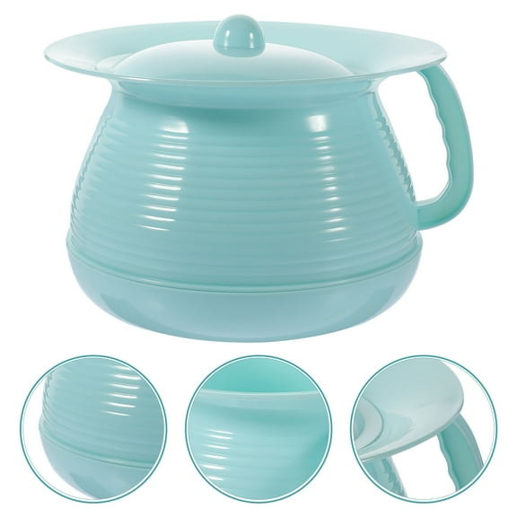 Houderco Chamber Pot Blue Pregnant Women 1Pack 8.6X8.6X5.9In