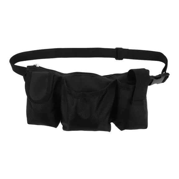 Raindrops Lightweight Server Waist Bag with Multifunctional Compartments for Restaurant