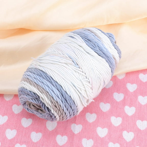 Raindrops Variegated Yarn Rainbow Cotton Wool Thread Cold Weather