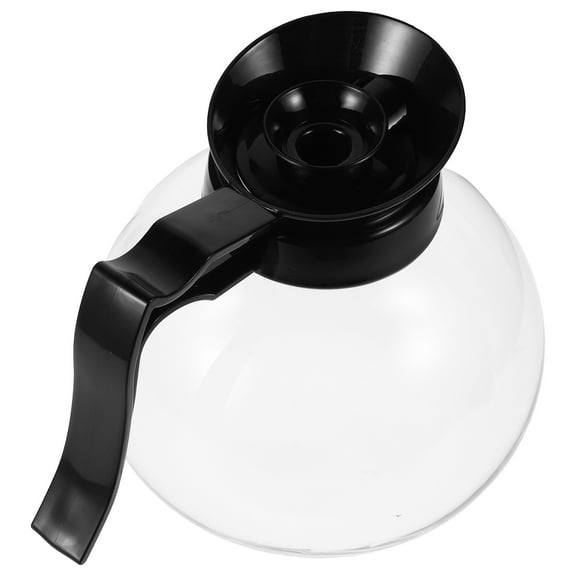 Raindrops Elegant Glass Coffee Pot with Heat Resistant Handle for Stove Top Brewing Coffee and Tea Kitchen Decor 1 Set
