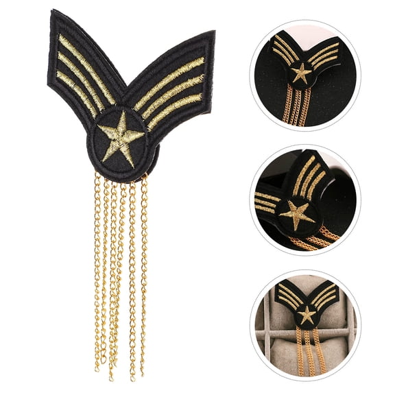 Raindrops Vintage Epaulet Epaulets Exquisite Tassels Shoulder Board