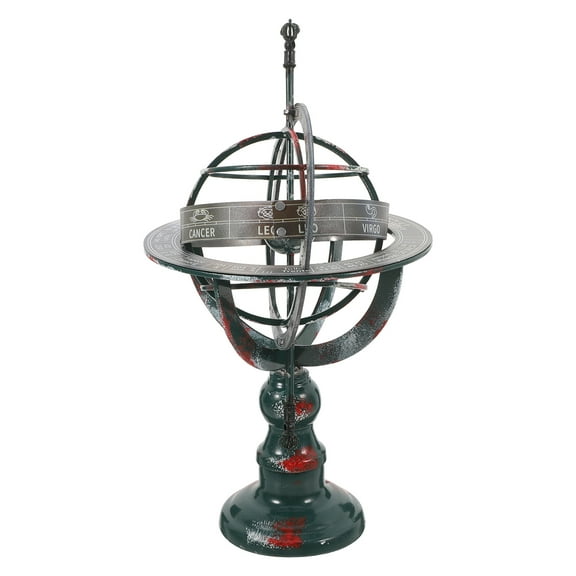 Raindrops Vintage Globe Small Globe Iron Globe Desktop Globe Decorative Rotating Globe